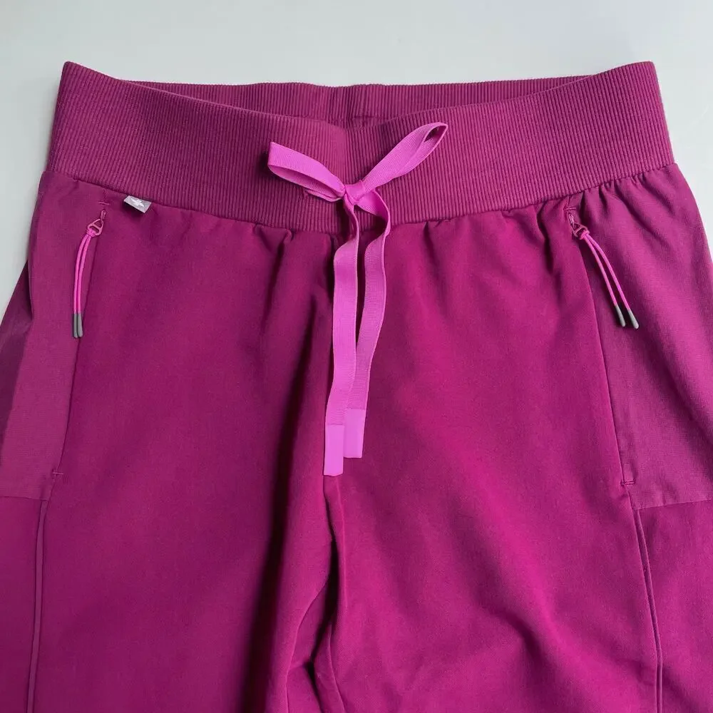 FIGS Boston Slim Jogger Scrub Pants Maroon Purple Size XXS NEW